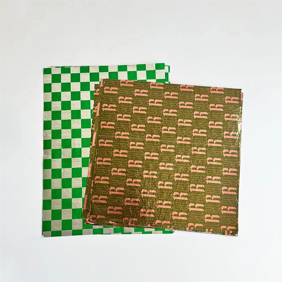 hamburger gift wrapping paper